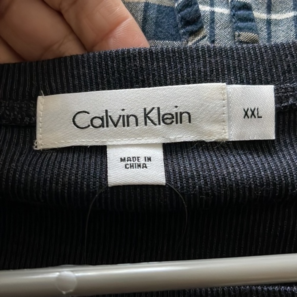 Calvin Klein Gray Long Sleeve Nighting Lifestyle Sz XXL NWT #6260 - Picture 3 of 4
